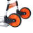Folding Hand Truck, 309 lbs Load Capacity, Aluminum Portable Cart, Convertible Hand Truck and Dolly with Telescoping Handle and PP+TPR Wheels, Ultra Lightweight Super Strong for Moving Warehouse