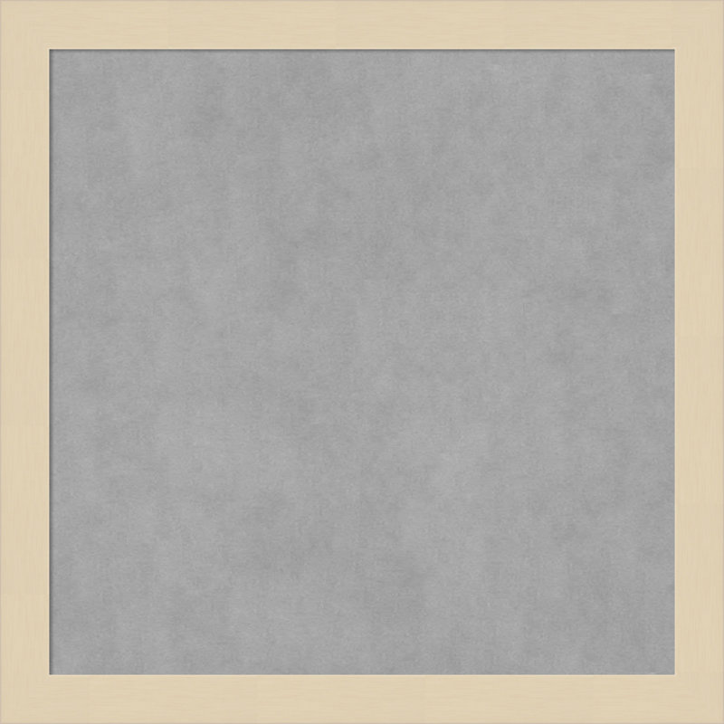 Tableau magnétique à cadre naturel Svelte, H 13 po x l 13 po