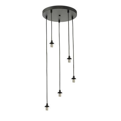 5 - Light Matt Black Pendant