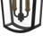 Burton Black/Distressed Copper 2 -Bulb 18.25" H Outdoor Hanging Lantern