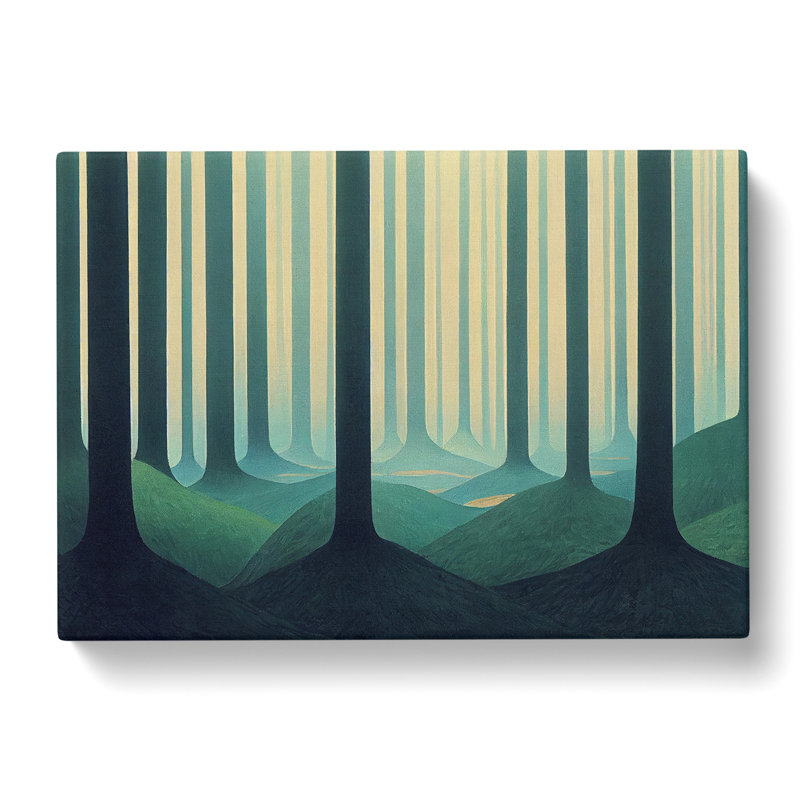 A Friendly Forest - Wrapped Canvas, 35cm H x 50cm W x 3cm D