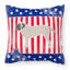 Coussin intérieur/extérieur bleu/rouge uni patriotique-657610338