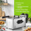 VonShef Deep Fat Fryer 3L Capacity 2000W 