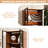 Walnut Finish Glass Display Case With Storage For Collectibles, Brown Wood 3-tier Display Cabinet With Shelves And 2 Drawers , Mid-century Modern China Cabinet For Living Room And Kitchen