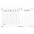 Thomas Martha Stewart Acrylic Wall Calendar and Notes Board with Marker and Mounting Hardware-90979588
