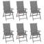 Chaise de patio en acacia avec coussin-286285186