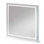 Miroir de salle de bain à DEL avec lumières - 3 modes de couleur, chargement USB, loupe, conception en cristal concassé