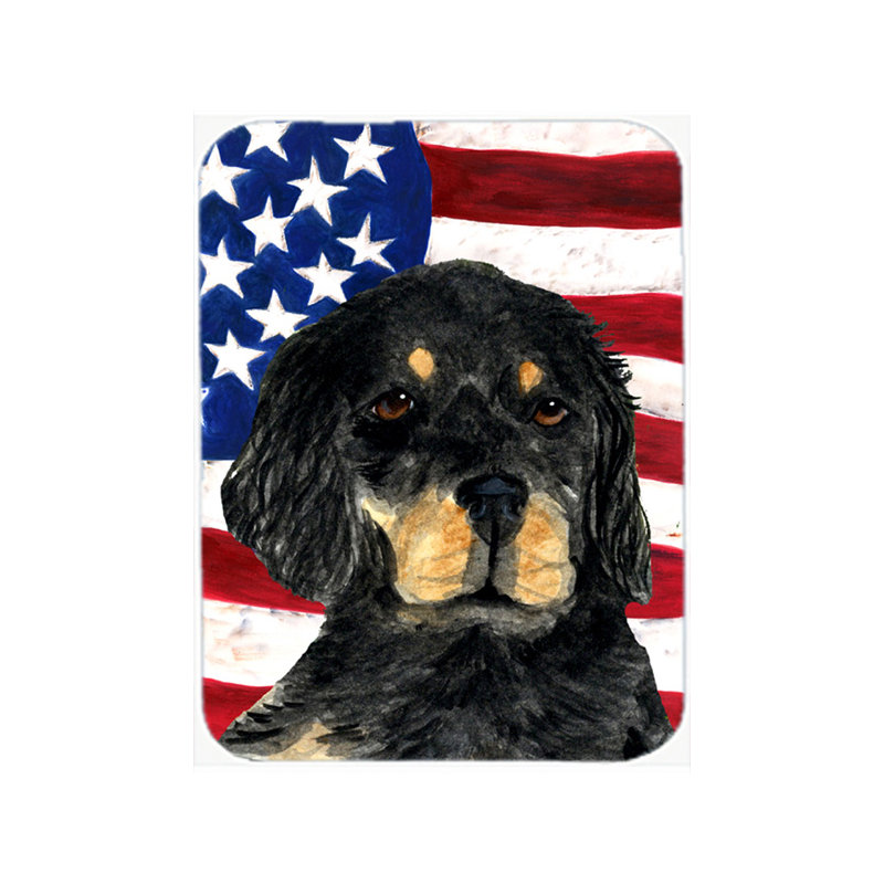 Planche à découper trinx American American Flag avec setter en verre