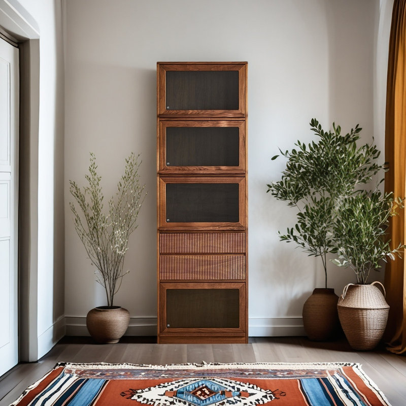 Bibliothèque sur pied en bois
