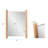 Angeles Solid Wood Rectangle Mirror-1358007210