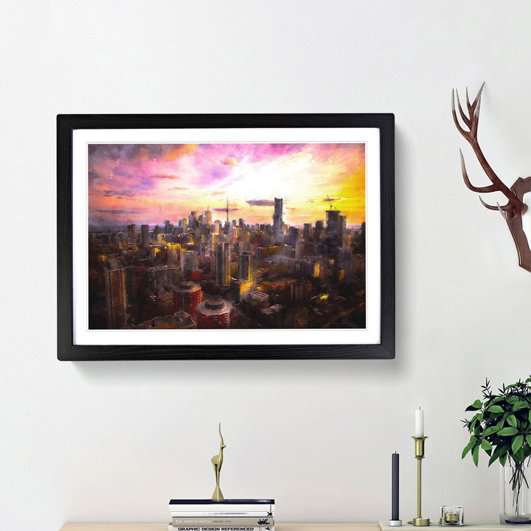 Toronto Canada Skyline - Picture Frame Painting Print