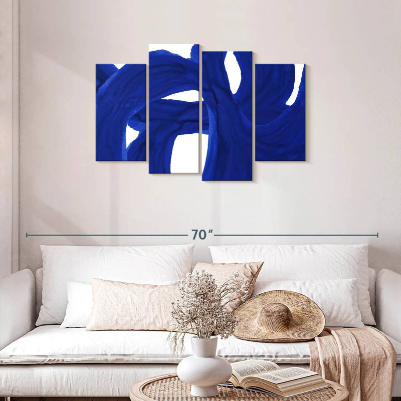Avery Conquest In Cobalt, 27" H x 43" W