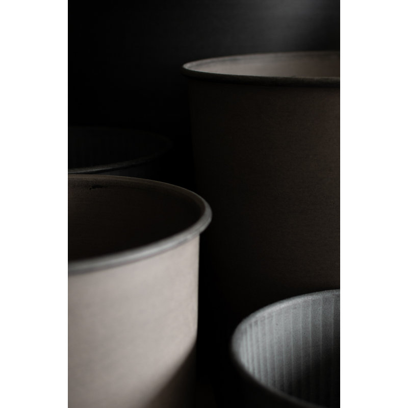 3- Piece Sheet Metal Pot Planter Set