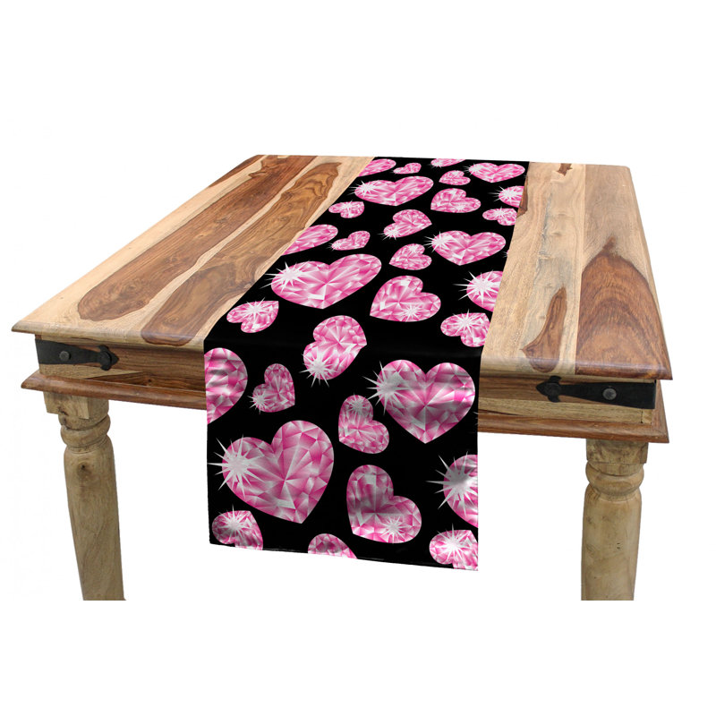 Chemin de table diamants, 120 po x 16 po