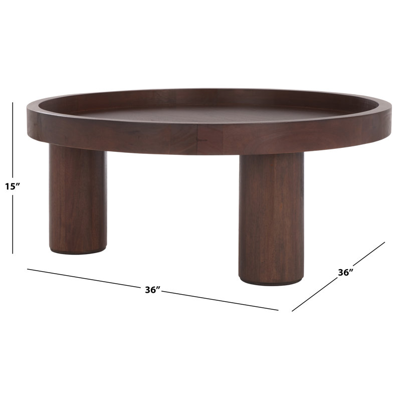 Eleanne Single Coffee Table, Walnut