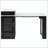 59.5" Kitchen Island with Extendable Dining Table (3 Lengths) and Double-Sided Storage – Black