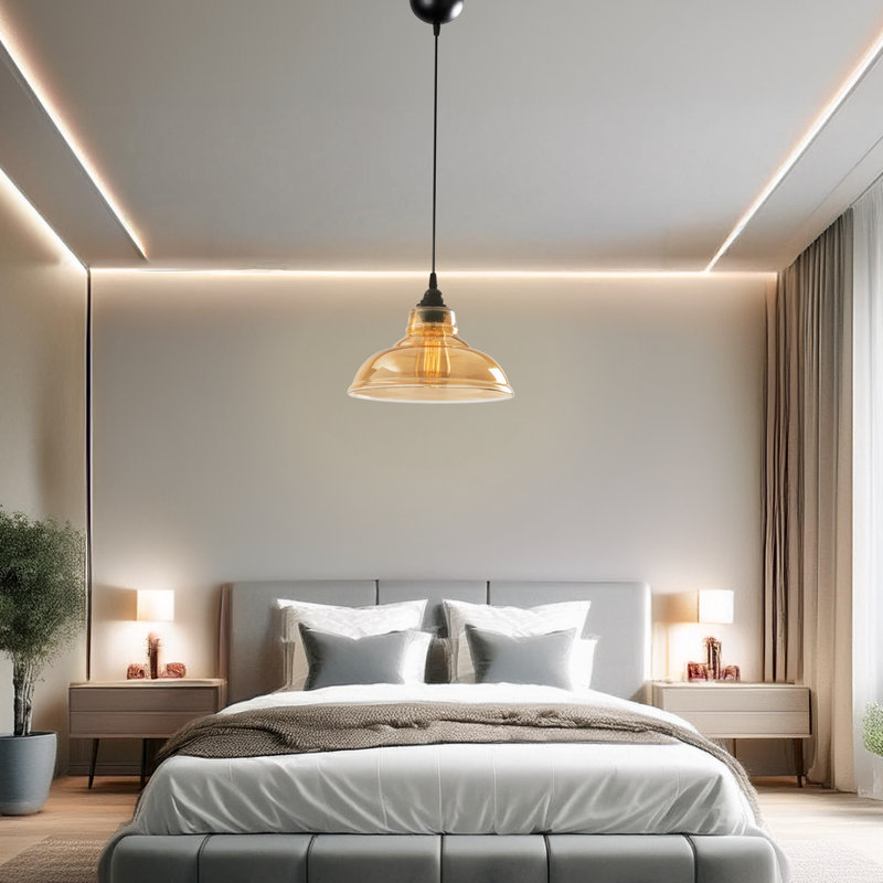 Luminaire suspendu en métal