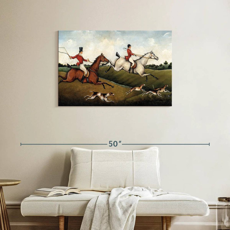 Senne The Hunt, 24" H x 36" W