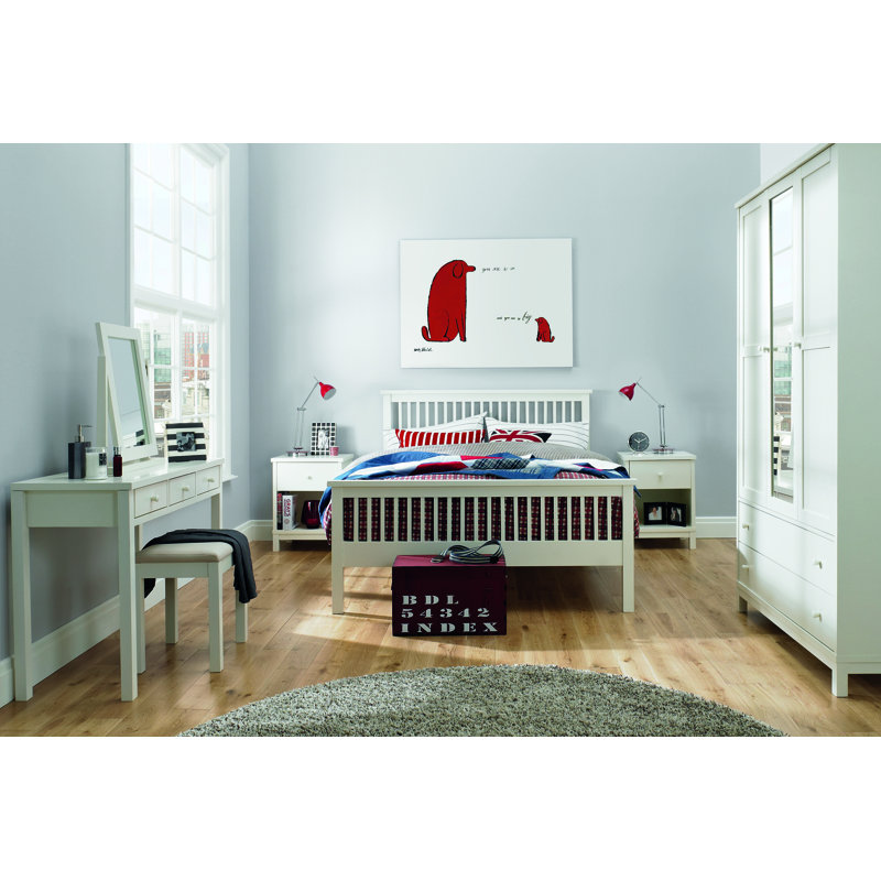 Cillian Flat Mirror, Soft White