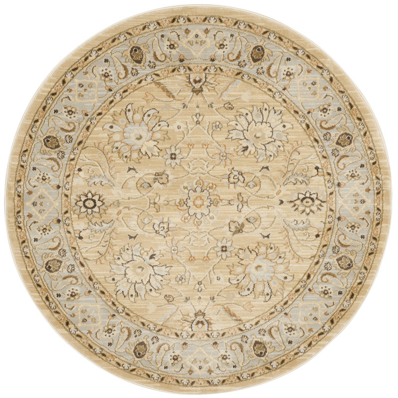 Lavelle Performance Oriental Rug, Round 5'