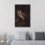 Oiseau, animaux sauvages, hibou, décor de ferme, animaux de la nature rustique, art moderne, décor douillet encadré sur toile-94585999-94585996