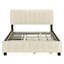 Grand lit tapissier avec 2 tiroirs et lit gigogne simple TG-1393718580