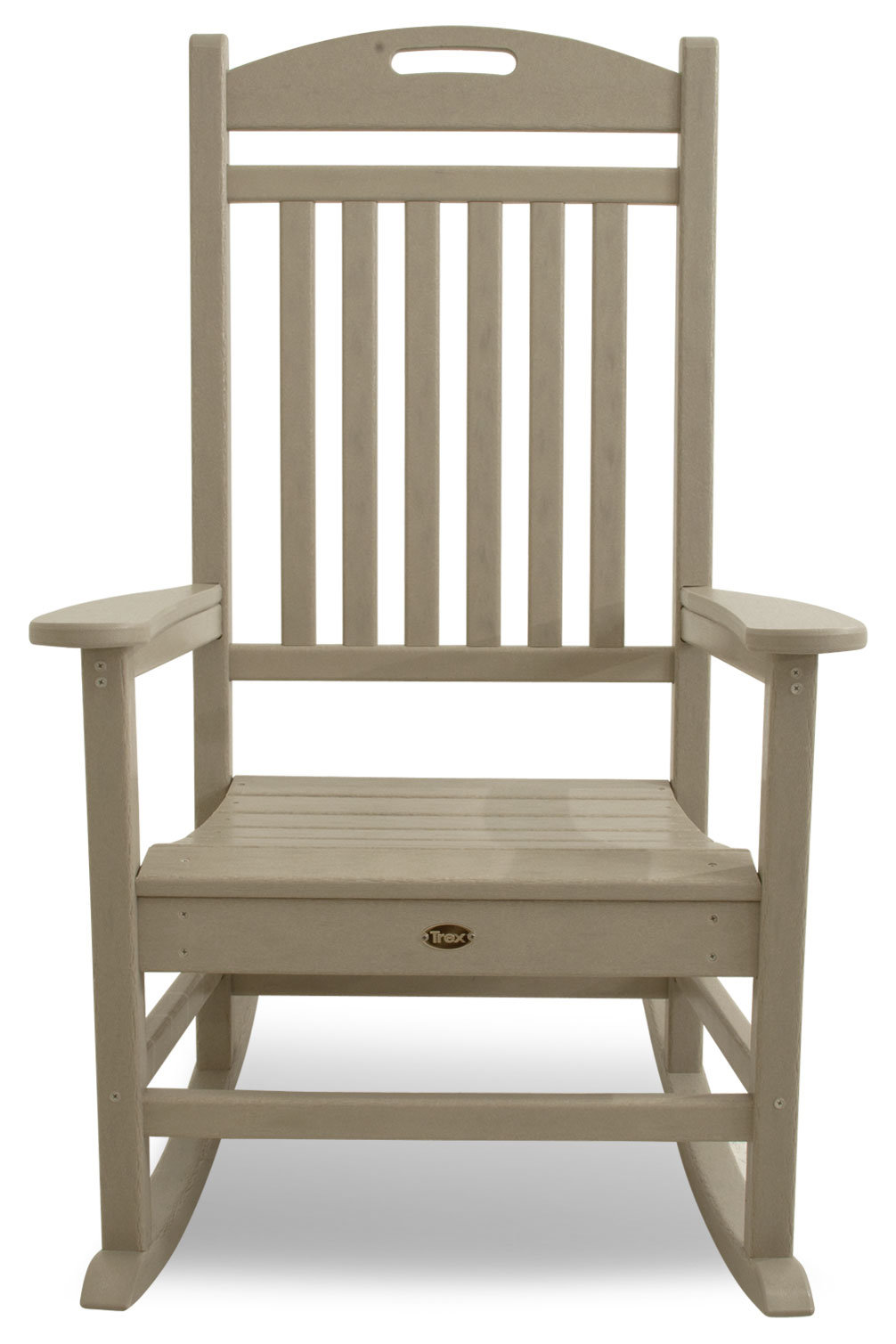 POLYWOOD® Yacht Club Patio Rocking Chair, Beige