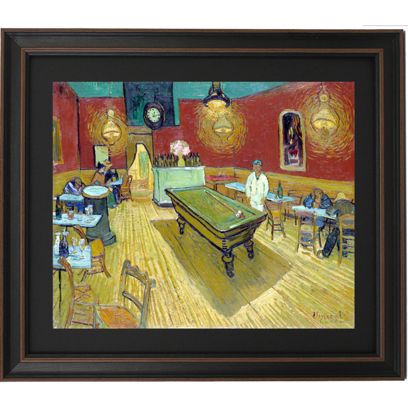 The Night Cafe par Vincent Van Gogh, H 30 po x l 36 po