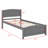 Platform Bed With Headboard And Footboard.-709233046