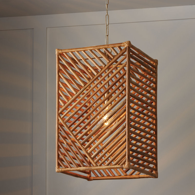 Luminaire suspendu rectangulaire à 1 lumière Akillez