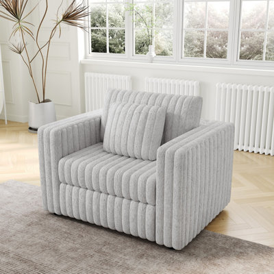 Futon-chaise convertible 3-en-1 avec ports USB