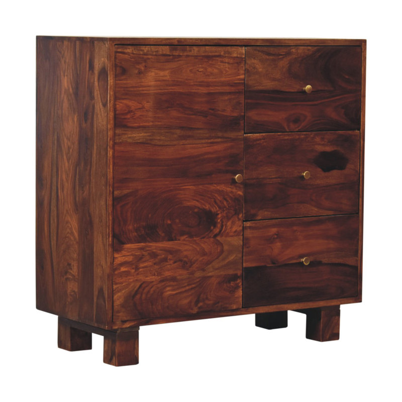 Almus 80cm Solid Wood Sideboard