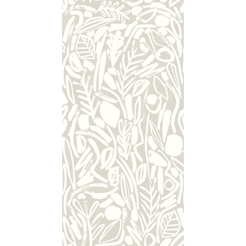 Rouleau de botanique piaf, gris