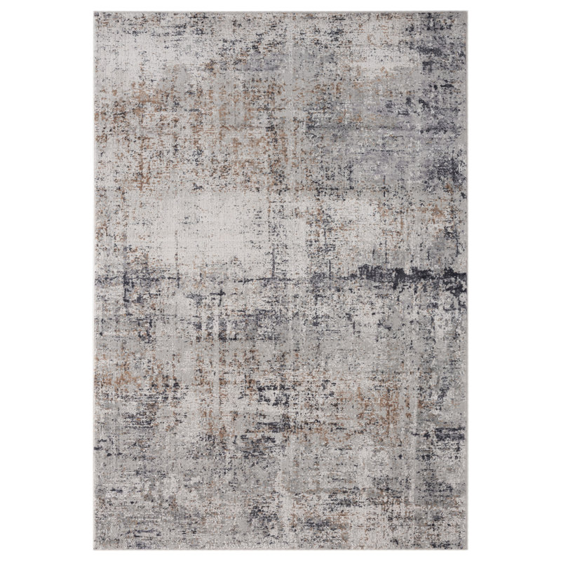 Annapolis Viscose Abstract Indoor Rug, Rectangle 5'3" x 7'2"