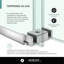 Porte de douche coulissante double sans cadre l 60 po x H 80 po-101025382