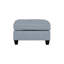 Salon modulaire moderne en L gris avec et chaises 6 et sans accoudoirs