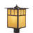 Avaline Stained Glass Lantern Head Post Lantern