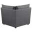 Chaise d'angle rembourrée Barely Black-118107063