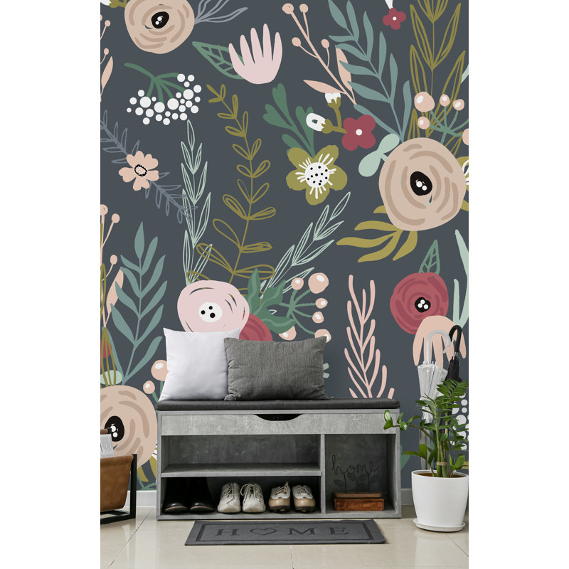 Murale Richon, L 10,41 po x L 125 po, Vinyle