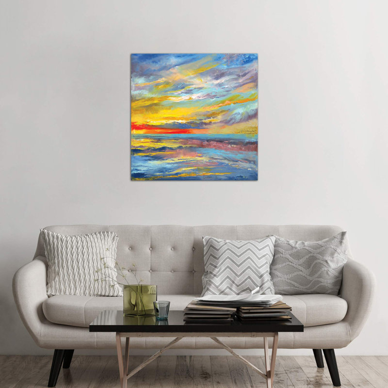 Abstract by Michael Creese - Wrapped Canvas Painting, 66.04 cm H x 66.04 cm W x 3.175 cm D