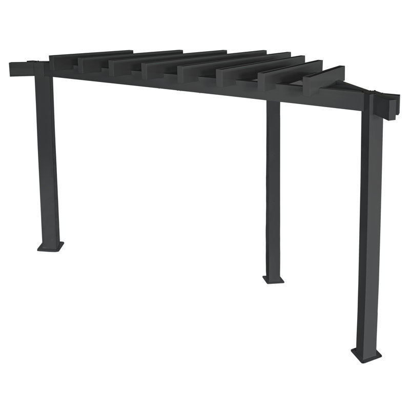 Sojag Lima Black 10 x 10 ft. Rustproof Aluminum Frame Pergola
