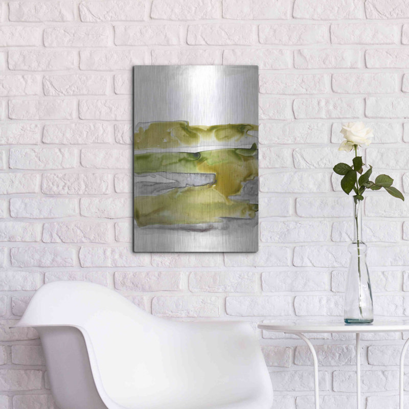«Organic Seascape Green II» par Lila Bramma, H 24 po x l 16 po