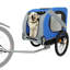 Grande remorque à vélo pliante pour chiens-129914764