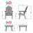 Anette Outdoor Adirondack Chair With Table-818309916