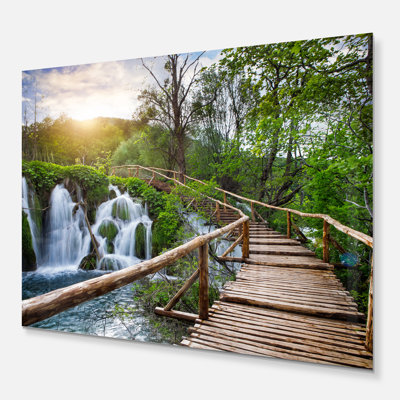 Pathway in Plitvice Lakes - Photograph Print