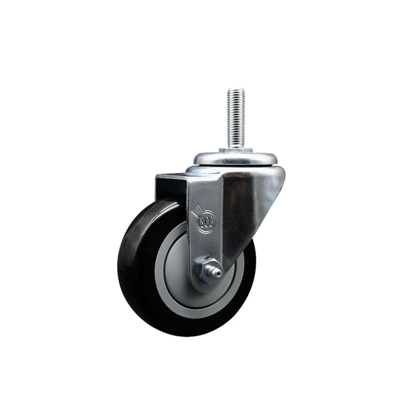 3,5 pouces_ Roue pivotante en poly 3/4 po 3/4 roulettes