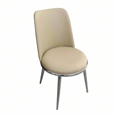 Deux pièces de chaises rembourrées, chaises d'appoint de style contemporain d'intérieur