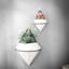 Lundell Diamond Wall Hanging Planter Decorative Container-837945344-837945346