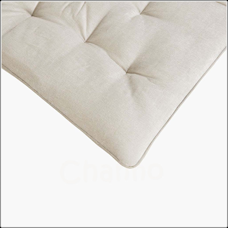 Coussin de sol en poly chenille, Ivoire ivoire