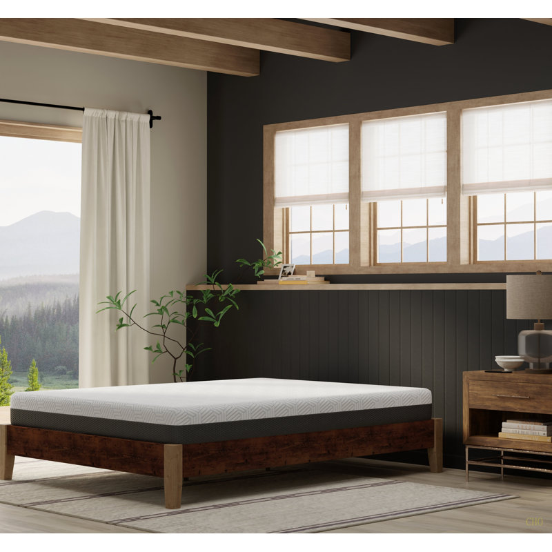 Matelas mi-ferme avec tissu rafraîchissant Pur Chill, 8", Grand lit